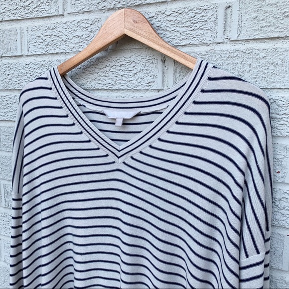 Athleta Retreat Stripe Silk Cashmere Blend Sweater - Picture 6 of 13